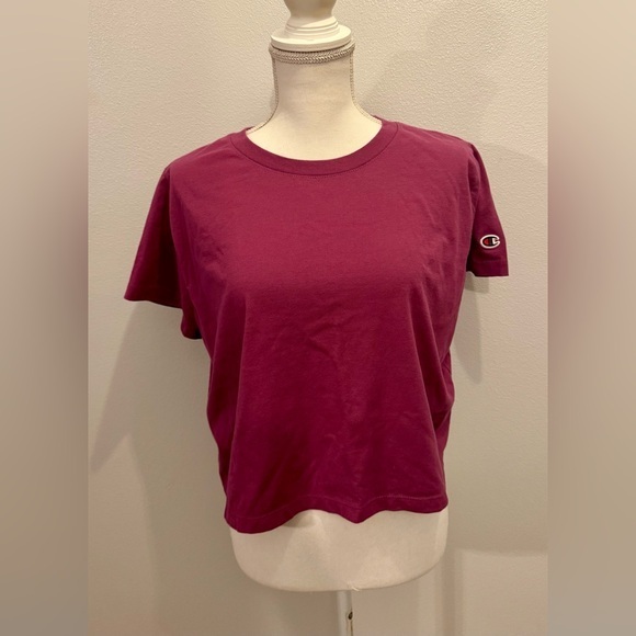 Champion Women's Purple Crop Top - Picture 1 of 7